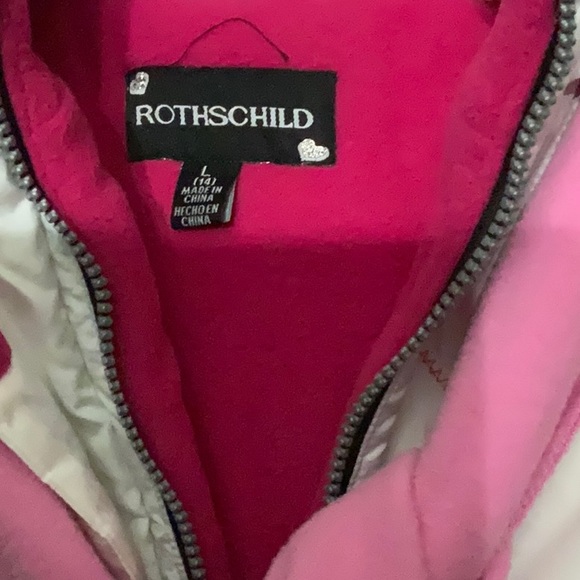 NWT Rothschild color block puffer Jacket w scarf & hat - Picture 3 of 8